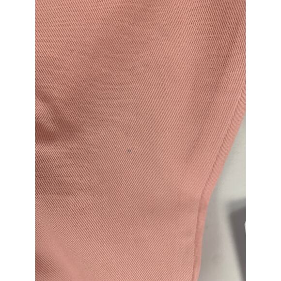 ASOS Cropped Twill Button Up Shirt Shacket Womens Size 12 Pink Jacket New - Picture 8 of 9